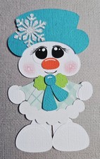 Little Snowman. Scrapbook, Card Making Paper Piecing