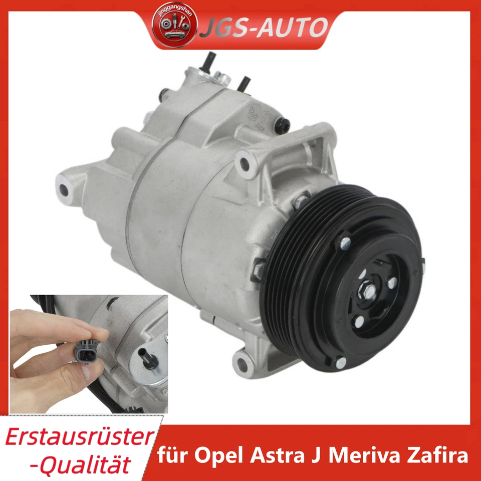 Klimakompressor Klimaanlage für VAUXHALL OPEL Astra J GTC Meriva Zafira 1.6 1.8 - Bild 1 von 4