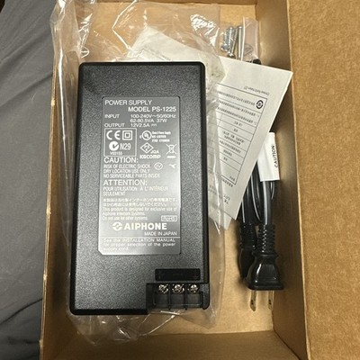 Aiphone Model PS-1225 Power Supply 12VDC