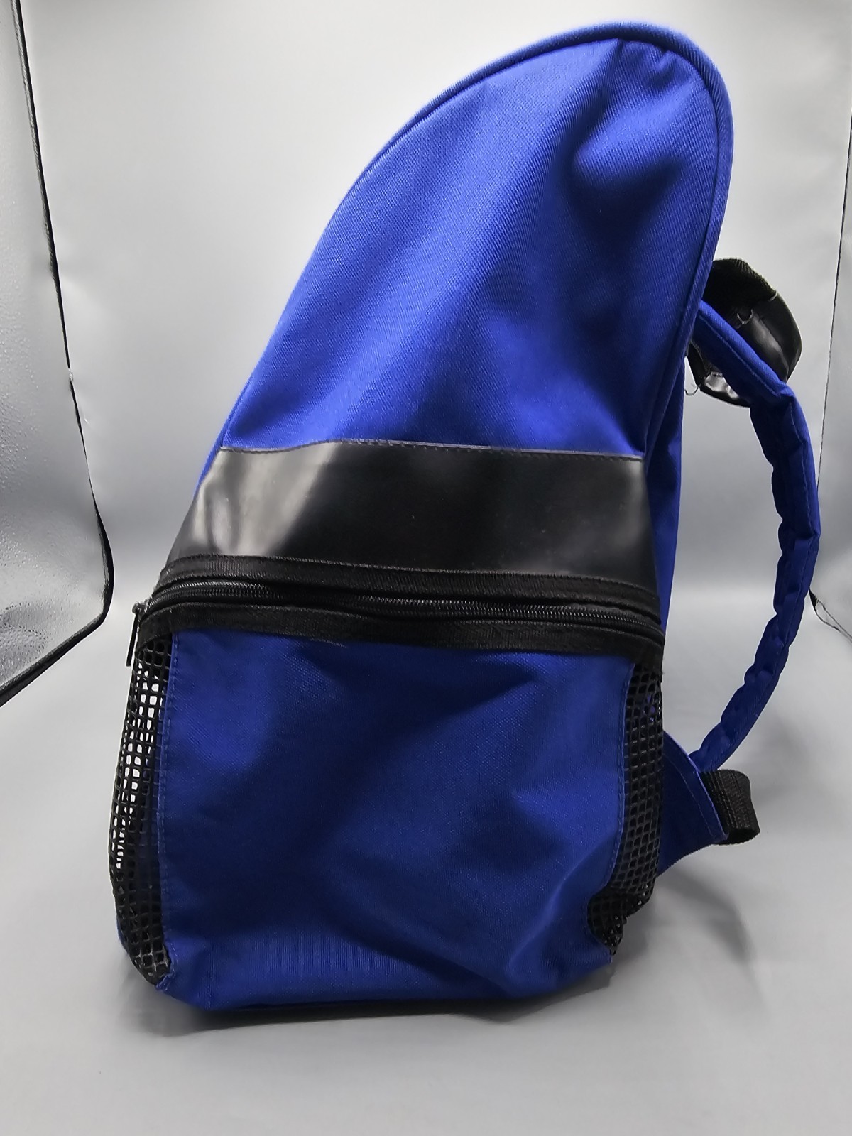 Vintage 90s  Speedo Large Blue Backpack Book Bag Swim Bag Sports Tribal Straps