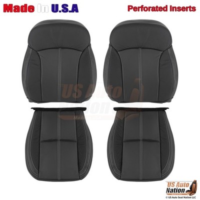 2017-2018 For Subaru Forester Touring Leatherette Front Replacement Covers Black