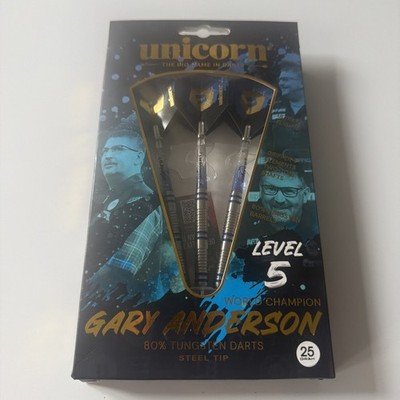 Unicorn Darts - Gary Anderson - Level 5 - 80% Tungsten Steel Tip - 25 Gramm