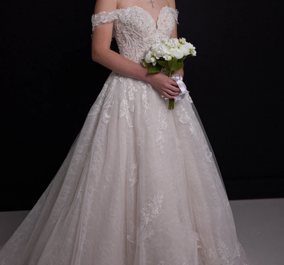 Vestido de novia para mujer Sophia Tolli talla 6 marfil Foto 2 de 4