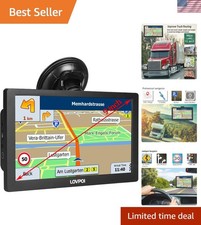 Truck GPS System - 9-Inch Display, Free Lifetime Maps for USA  Canada