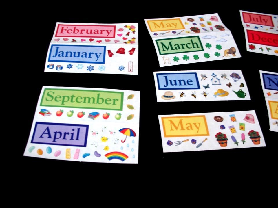 Years Sticker Bundle CREATIVE MEMORIES STICKERS Holiday, Summer Fun, Months of the Year ...