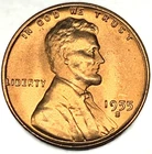 1955-S Lincoln Wheat Cent Penny GEM RD BU From an Original Bank Roll - 2299