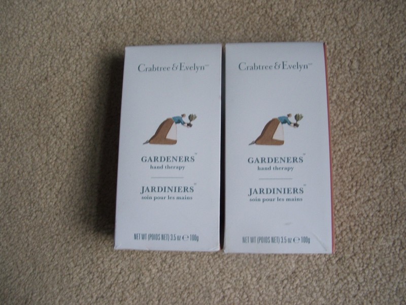 CRABTREE & EVELYN "GARDENERS" HAND THERAPY - 3.5 OZ - LOT OF TWO
