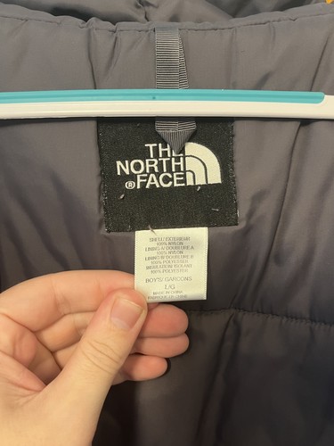 North Face Jacket Boys Large Yellow Approach Hooded Insulated Winter Coat *READ* - Picture 3 of 7