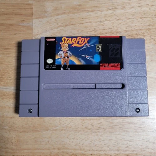 Star Fox SNES Super Nintendo Entertainment System, 1993 - Tested