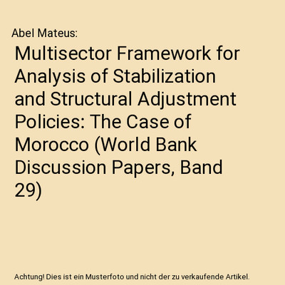 Multisector Framework for Analysis of Stabilization and Structural Adjustment Po