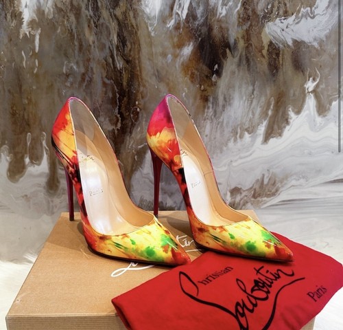 Christian Louboutin Krawatte mehrfarbig, so Kate Absätze Gr. 39 - Bild 2 von 7