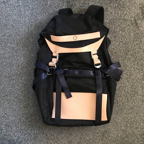 Sacoche pour ordinateur portable Stighlorgan Plato | Noir | Nylon et cuir | Neuf - Photo 4/12