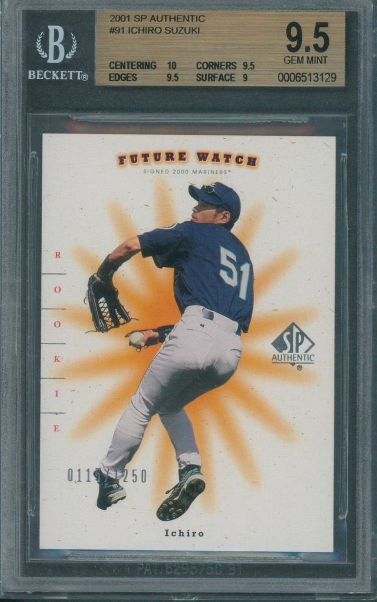 2001 AUTHENTIC IMAGES イチロー ルーキー1000枚限定｜その他