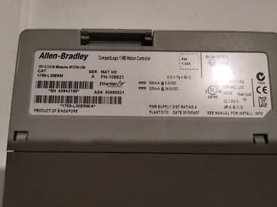 Allen-Bradley 1769-L30ERM CompactLogix 5370 Ethernet Controller