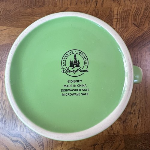 Authentic Original Disney Parks Mickey's "Really Swell" Coffee Mug Cup Green - Picture 6 of 6