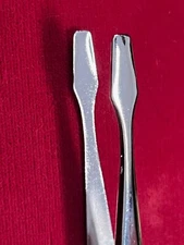 3 Prinz German Stamp Tongs 5.5/8" Long New Quality Professional Safety Spade Tip