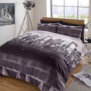 Dreamscene Union Jack Duvet Cover With Pillow Case London Bedding