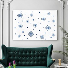 Wall Decal Christmas Snowflake Set Decal Holiday Design Vinyl Home Decor MA333