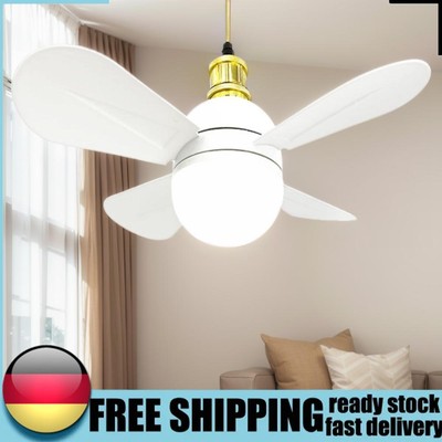 48W Ceiling Fan Light 15.75 Inch 4 Blades LED Ceiling Fan Lamp 3 Colors Dimmable