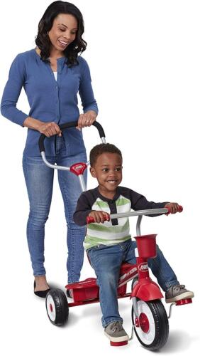 Toddler Tricycle, Radio Flyer 4-in-1 Stroll 'N Trike with Removable Accessories - Picture 4 of 8