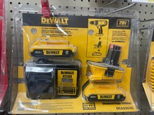 DEWALT 20v MAX BATTERY ADAPTER KIT FOR 18v TOOLS w/ CHARGER