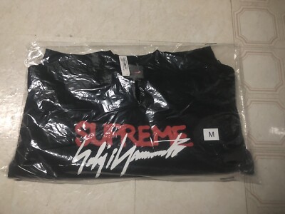 Supreme x Yohji Yamamoto Signature Crewneck in Black (Medium) | eBay