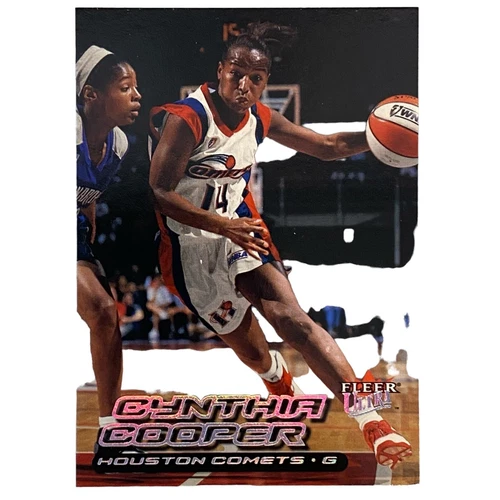 2000 Fleer Ultra WNBA #1 Cynthia Cooper HOUSTON COMETS