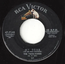 TWIN-TONES My Dear/The Flip Skip RCA Victor 47-7148 ROCK 1958 45RPM