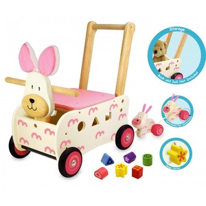 Porteur Bebe Animal Lapinou En Bois Jouet D Eveil En Bois I M Toy Im Speelgoed En Spellen Speelgoed En Spellen Buitenspeelgoed