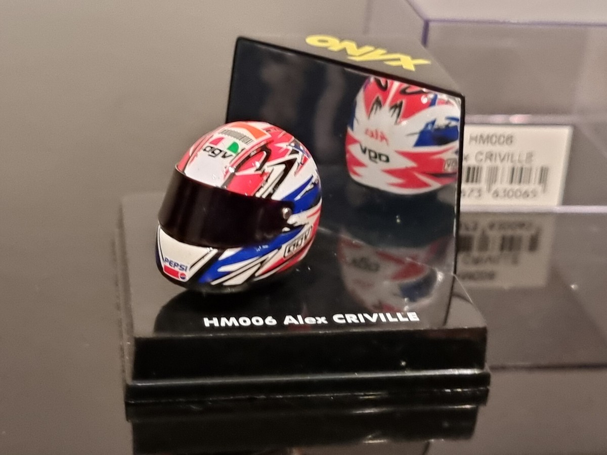 Onyx Minibri 1/12 Alex Criville Helmet F-1 Very HM006