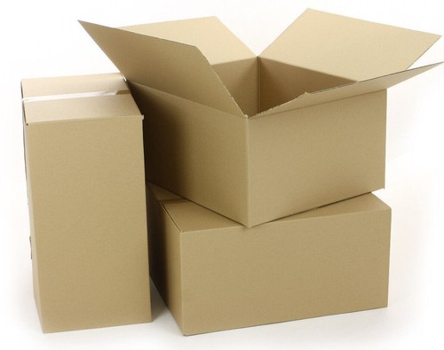 FALTKARTON VERSANDSCHACHTEL Box 400x300x300 MM Außenmass einwellig BRAUN NEU - Bild 3 von 5