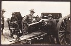 WWI Soldiers During Artillery Practice RPPC - Real Photo Postcard #313D