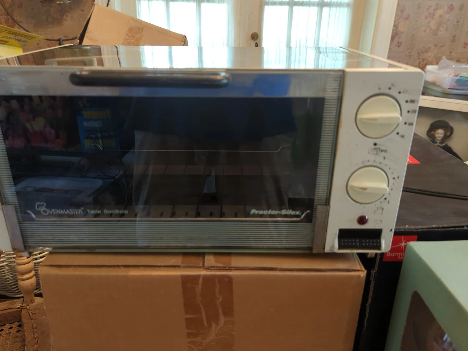 Vintage OvenMaster Proctor-Silex Toaster Oven Broiler Countertop Hamilton Beach