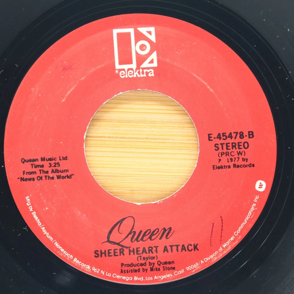 QUEEN - IT'S LATE / SHEER HEART ATTACK - ROCK 45 ELEKTRA Foto 2 de 2