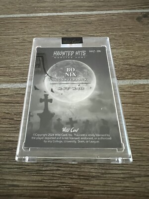 Bo Nix 2024 Wild Card Haunted Hits Holo Rookie Broncos 1/2 | eBay