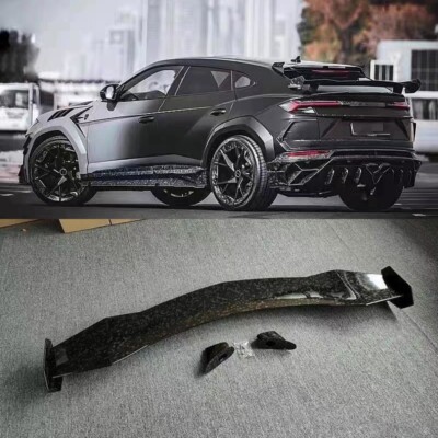 Forge Carbon Fiber Rear Trunk Spoiler Wing For Lamborghini URUS Utility M Style