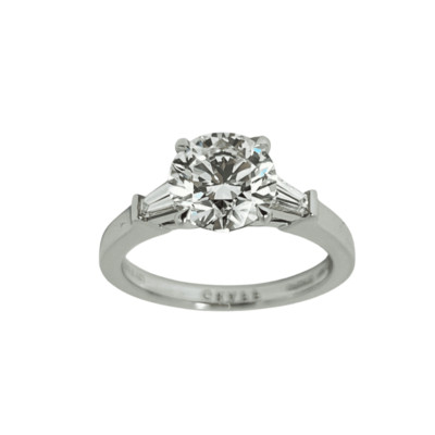 Graff Promise Diamond Platinum Engagement Ring