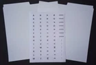 12" Album LP dividers white vinyl pack of 26
