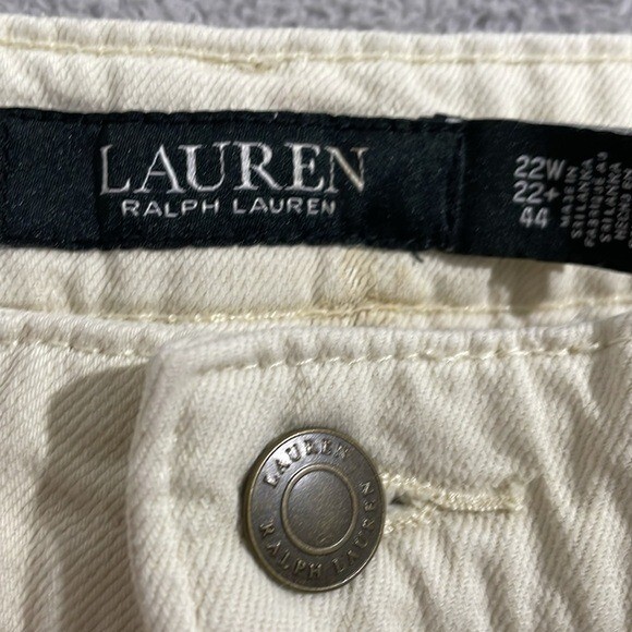 NEW Lauren Ralph Lauren Women's 22W Plus Size Floral Wide-Leg Jean Masca H700 thumbnail 5