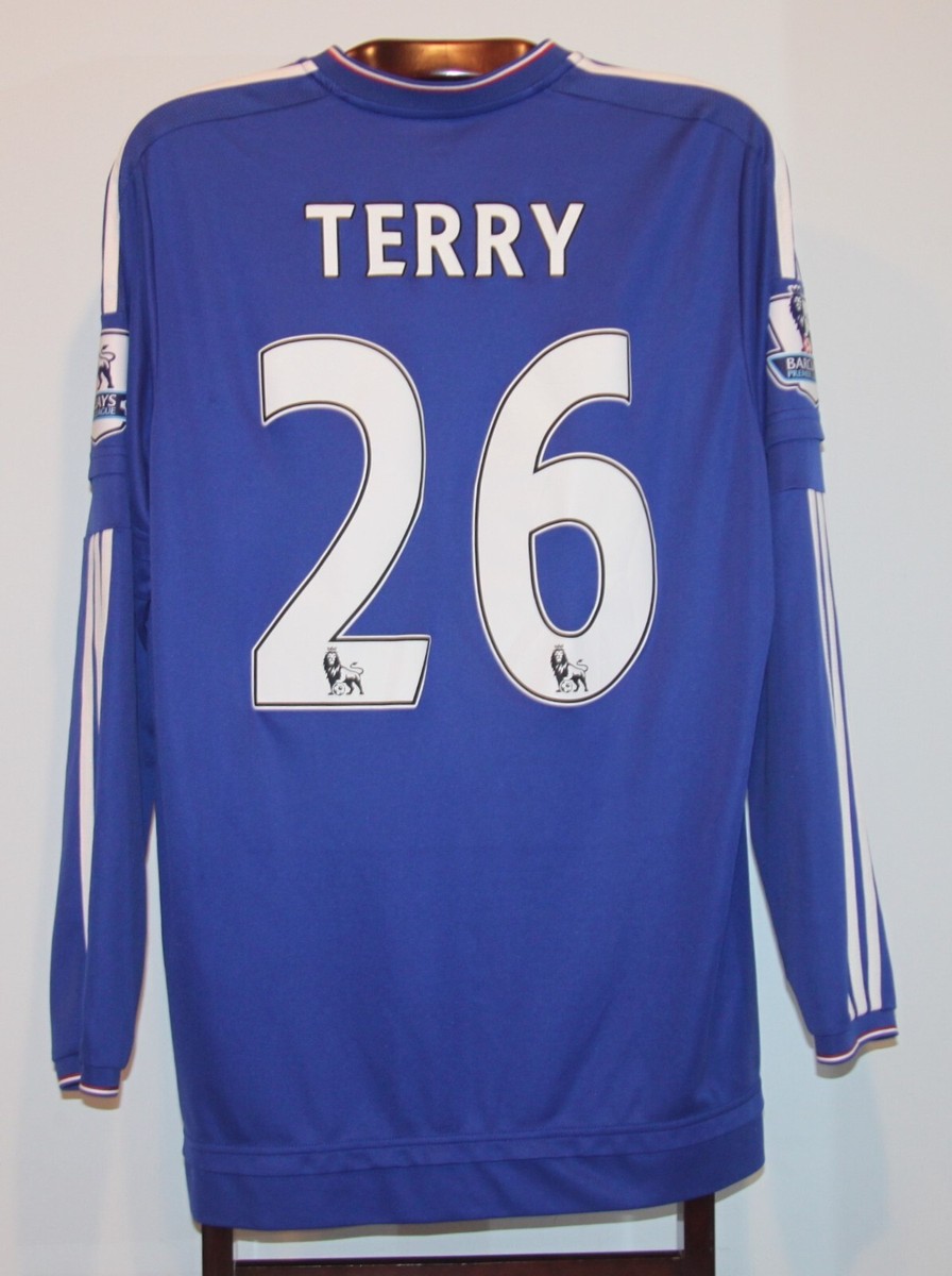 ADIDAS JOHN TERRY 2015-16 CHELSEA HOME FOOTBALL SHIRT SOCCER