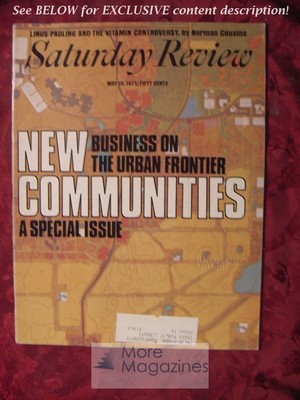 Saturday Review May 15 1971 MYRON LIEBERMAN WOLF VON ECKARDT