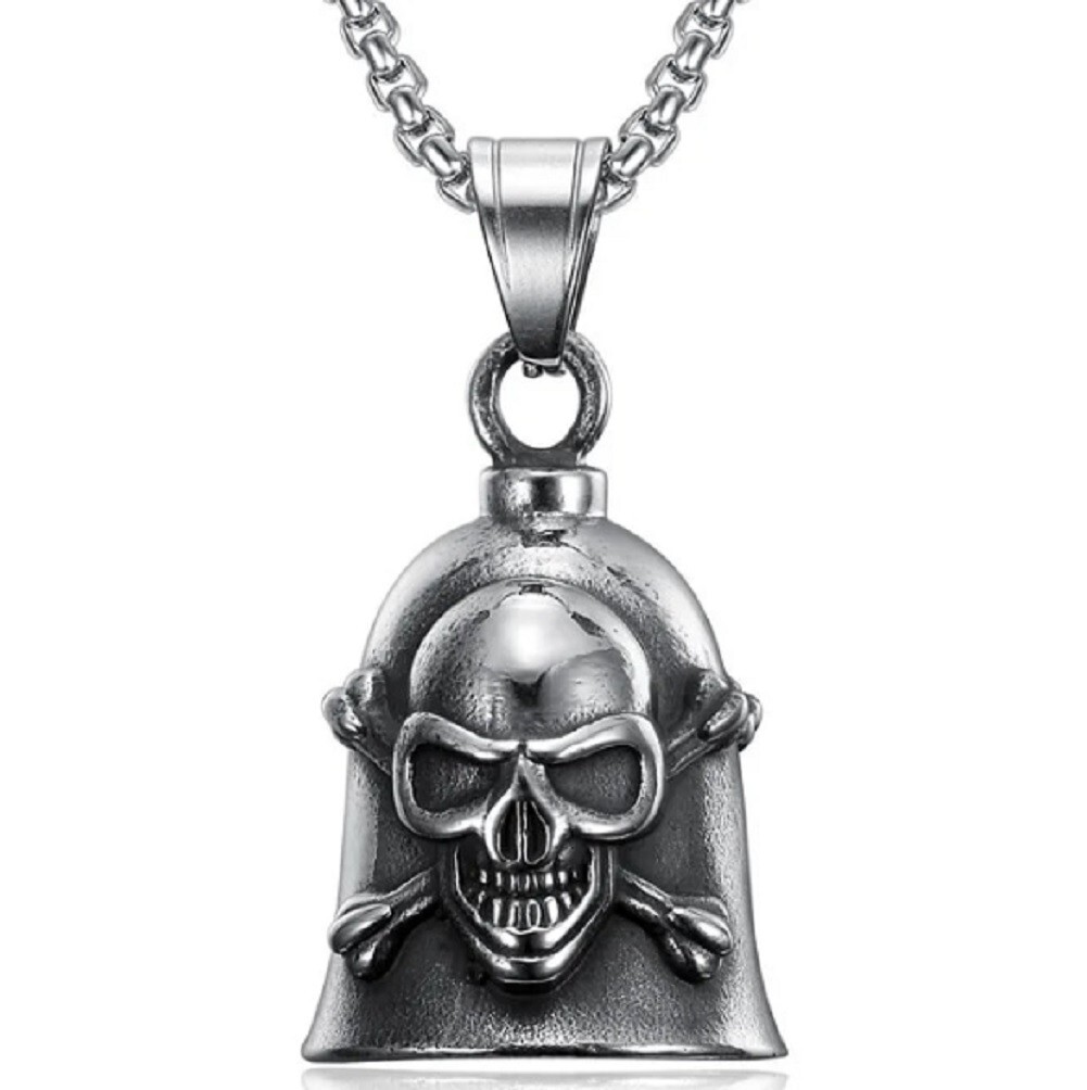 Gremlin Motorcycle Biker Bell Hanger Guardian Angel Wing Lucky