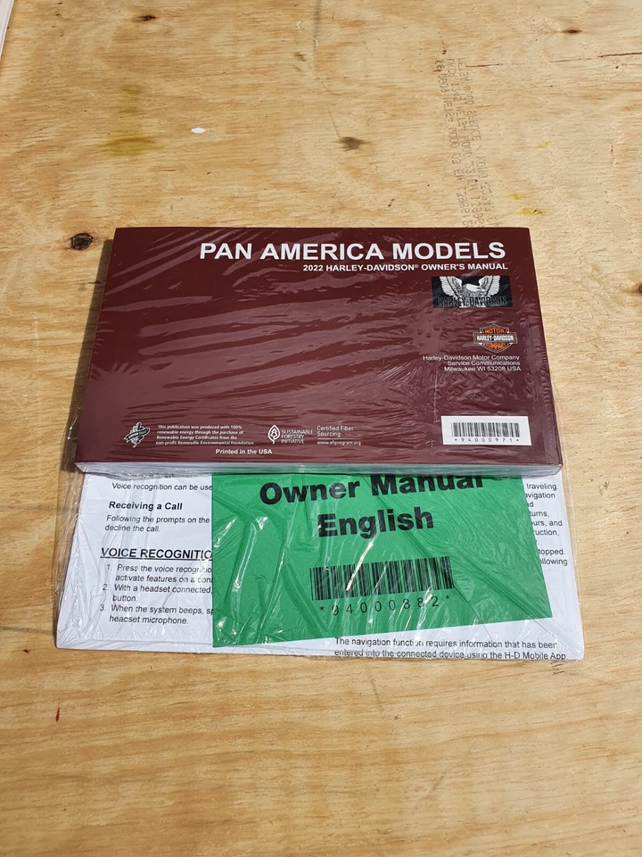 2022 Harley Davidson Pan America Owners Manual  94000971 - Image 4 of 4