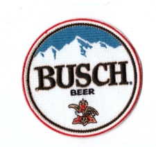 New 3 1/2" Busch Beer Iron on Patch Free Ship