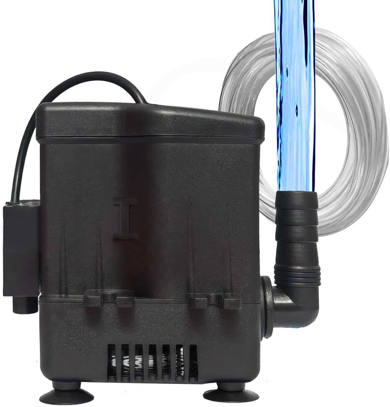 Small Condensate Pump with Level Sensor 4.5Ft Lift 110V Automatic Submersible Wa