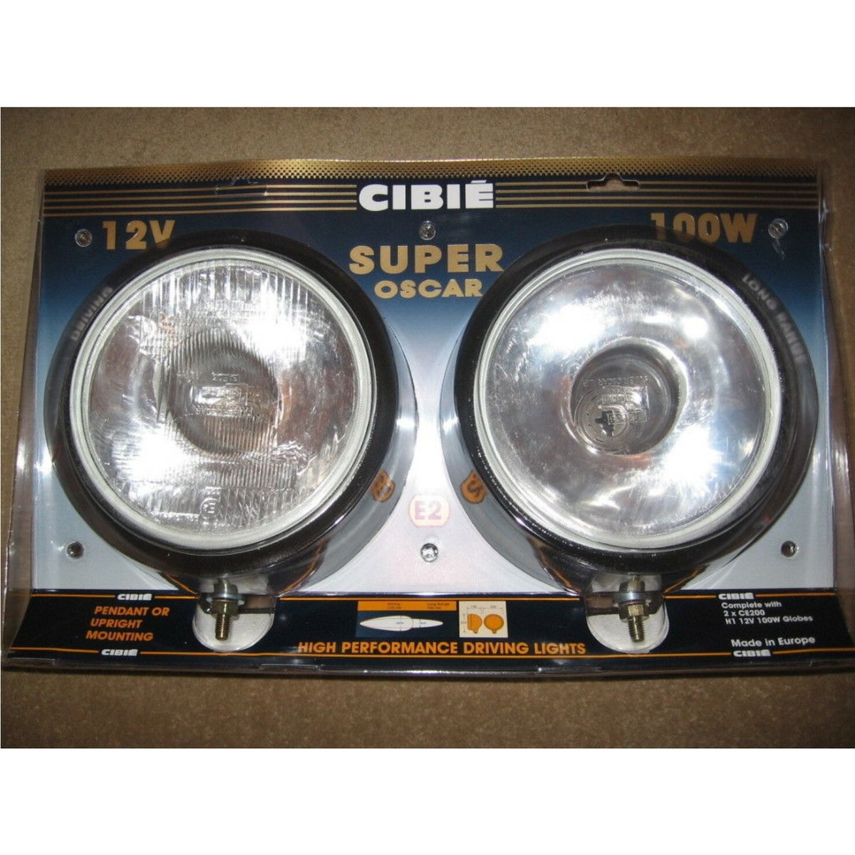 CIBIE OSCAR DRIVING SPOT LIGHTS W/ 55W HID CONVERSION KIT | eBay