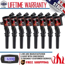 8 Pack Ignition Coil For Ford Multispark Blaster Epoxy 4.6L 5.4L DG508 F150 F250