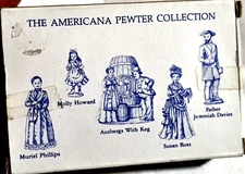 AH71 VTG Pewter Americana Collection Mini Miniature Figurines 1995 Keg