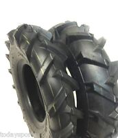 Two 4.00-8 Lug Tires & Tubes Garden Tillers 4 Ply Can Replace 4.80-8 Two 4.00-8 Lug Tires & Tubes Garden Tillers 4 Ply Can Replace 4.80-8
