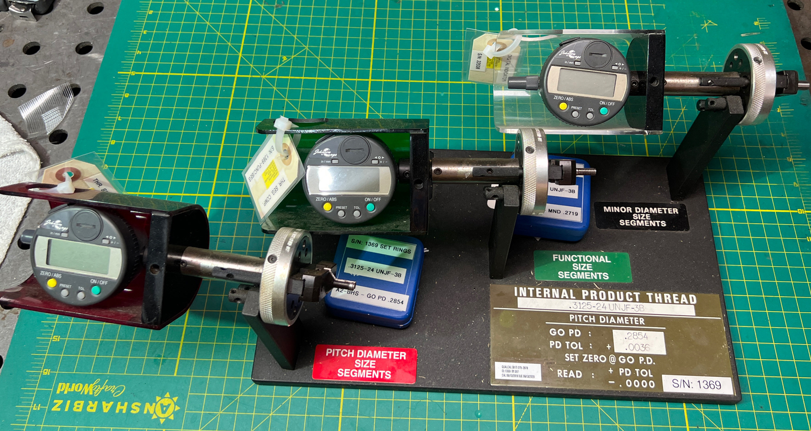 JOHNSON GAGE THREAD INSPECTION .321524 UNJF3B eBay